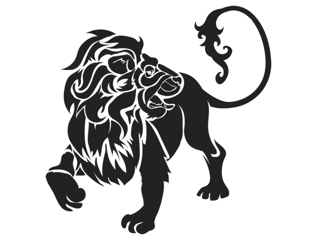 Sticker Signe du Zodiaque Lion - Signes du Zodiaque