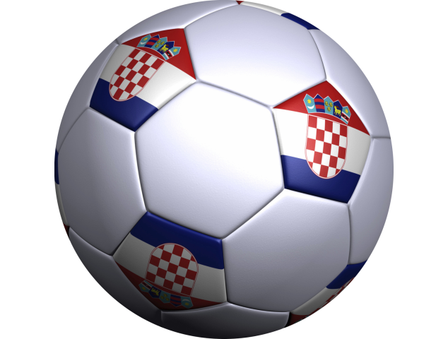 Sticker ballon foot croatie - Football
