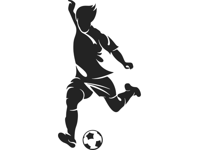 Sticker mural Footballer - Stickers Adhesifs muraux