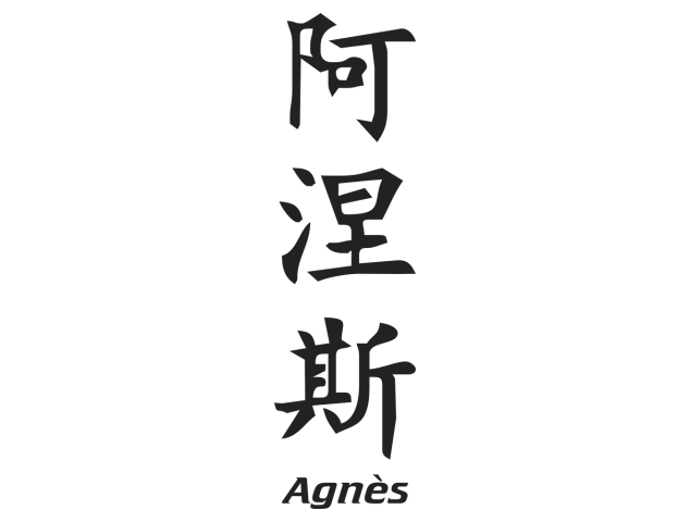 Prenom Chinois Agnes - Prénoms chinois