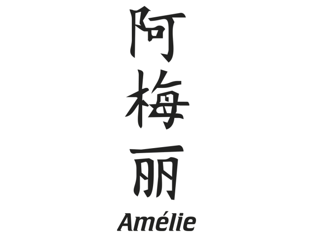 Prenom Chinois Amelie - Prénoms chinois