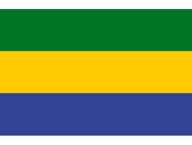 Autocollant Drapeau Gabon - Drapeaux