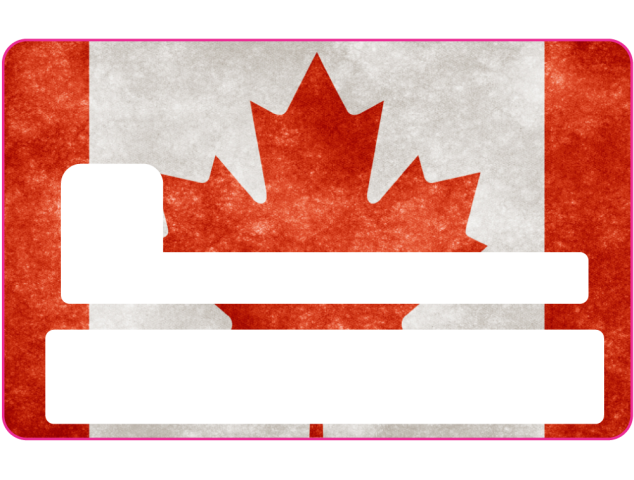 Sticker CB Canada - Skin pour Carte Bancaire - Carte Bancaire