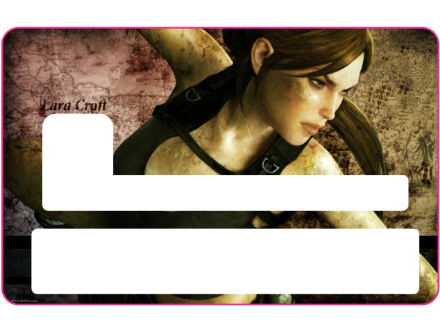 Sticker CB Lara Croft - Skin pour Carte Bancaire - Carte Bancaire
