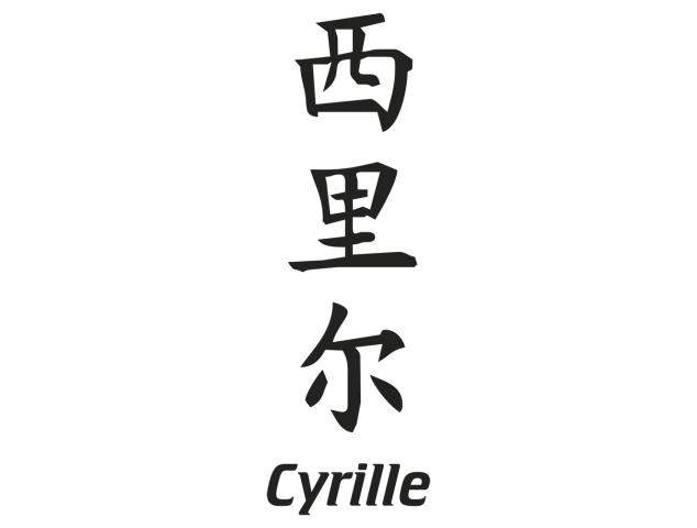 Prenom Chinois Cyrille - Prénoms chinois