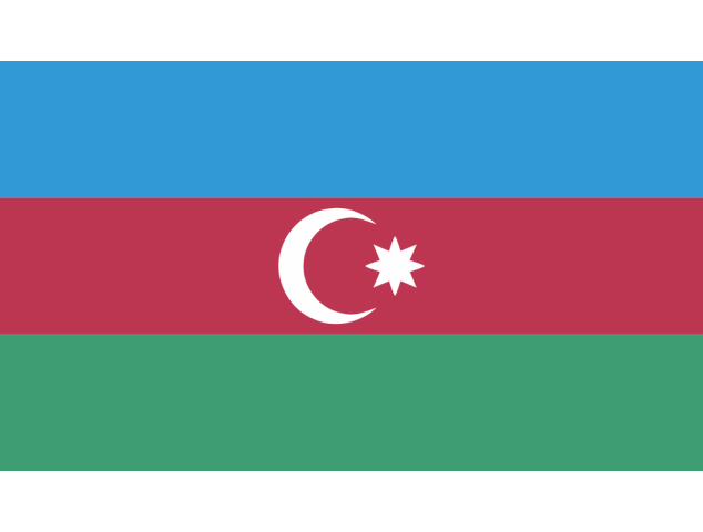 Autocollant Drapeau Azerbaijan - Drapeaux