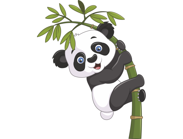Autocollant Enfant Panda - Stickers Enfants