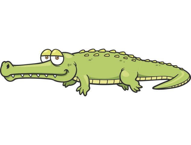 Autocollant Enfant Crocodile - Stickers Enfants