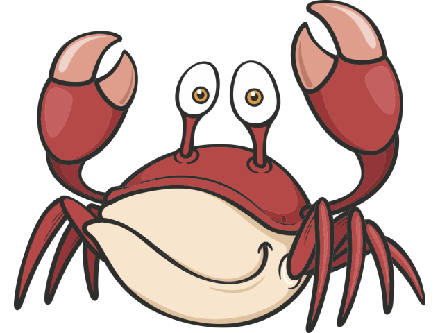 Autocollant Enfant Crabe - Stickers Enfants