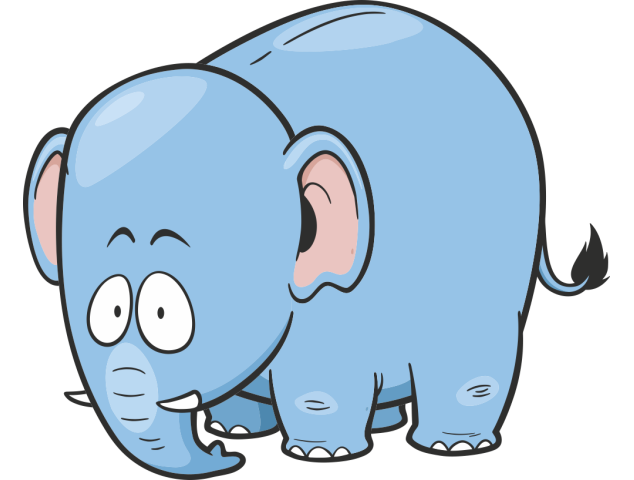 Autocollant Enfant Eléphant 1 - Stickers Enfants