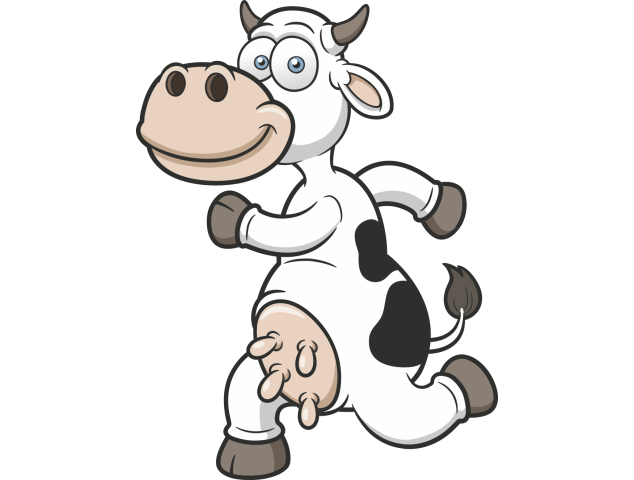 Autocollant Enfant Vache - Stickers Enfants