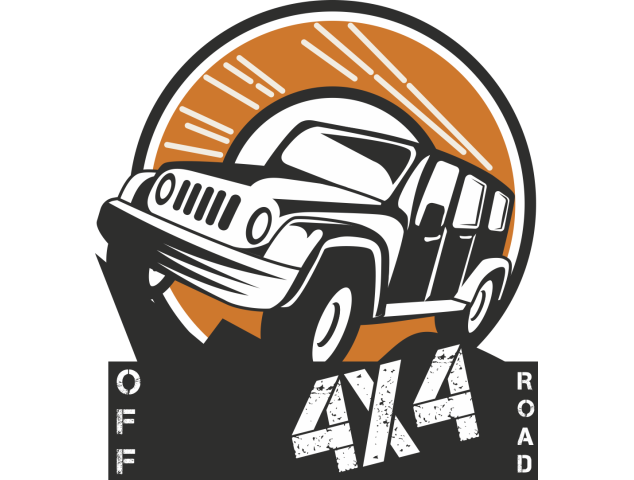 Autocollant 4x4 Off Road 1 - Raid 4X4