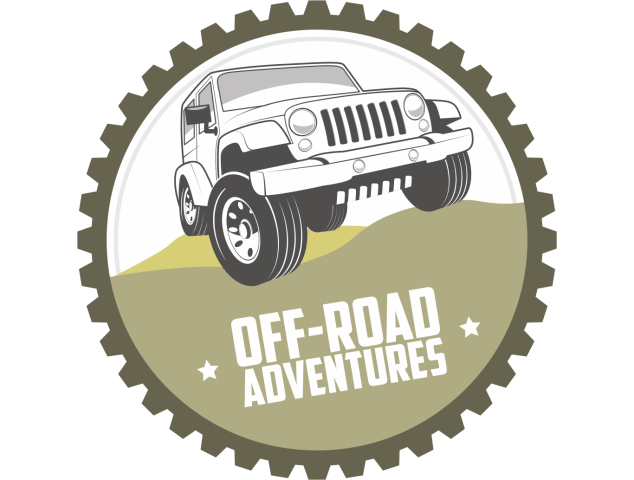 Autocollant 4x4 Off Road Adventures - Raid 4X4
