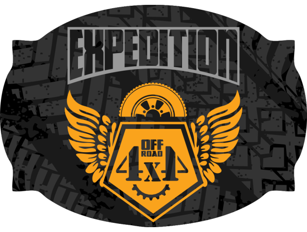 Autocollant 4x4 Off Road Expedition - Raid 4X4