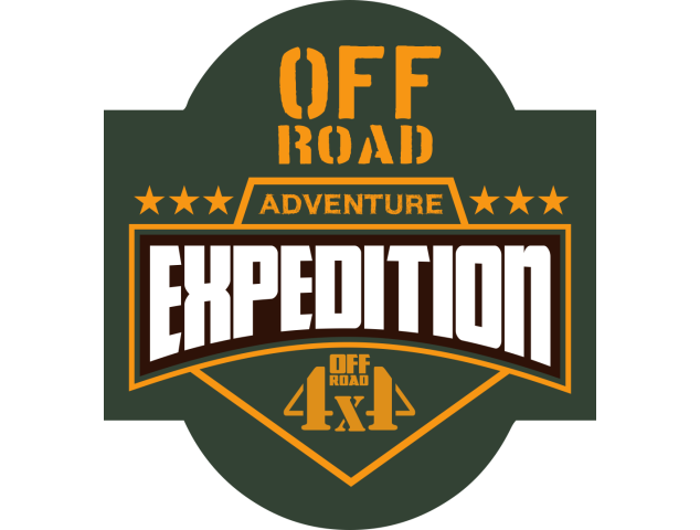 Autocollant 4x4 Off Road Expedition Adventure - Raid 4X4