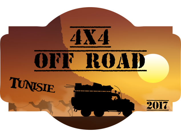 Sticker autocollant 4x4 Off road adventure