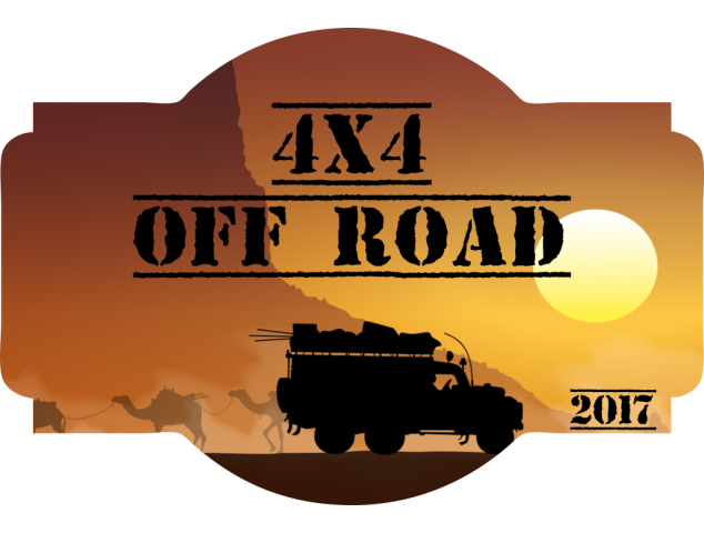 Autocollant 4x4 Off Road 3 - Raid 4X4