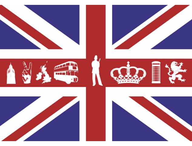 Autocollant Londres Drapeau - Autocollants Couleurs