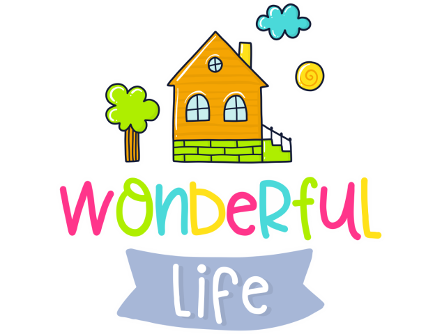 Autocollant Wonderful Life - Autocollants Couleurs