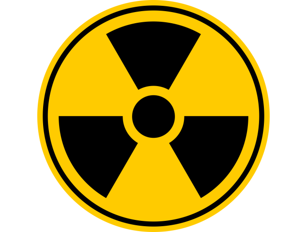 Autocollant Panneau Radiation - Signalétique