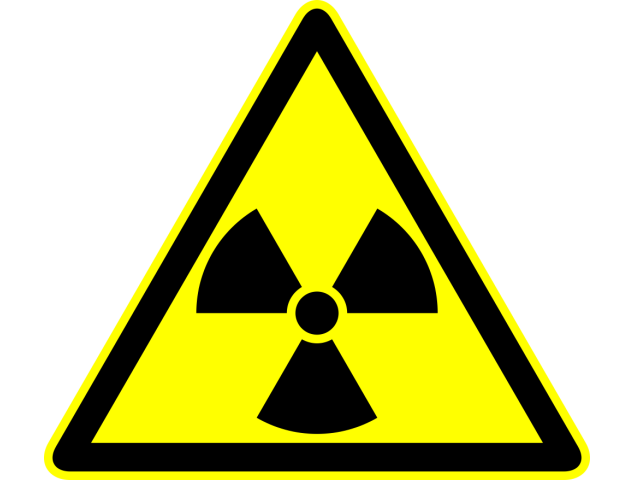 Autocollant Panneau Danger Radiation 1 - Signalétique