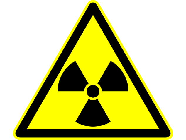 Autocollant Panneau Danger Radiation 1 - Signalétique