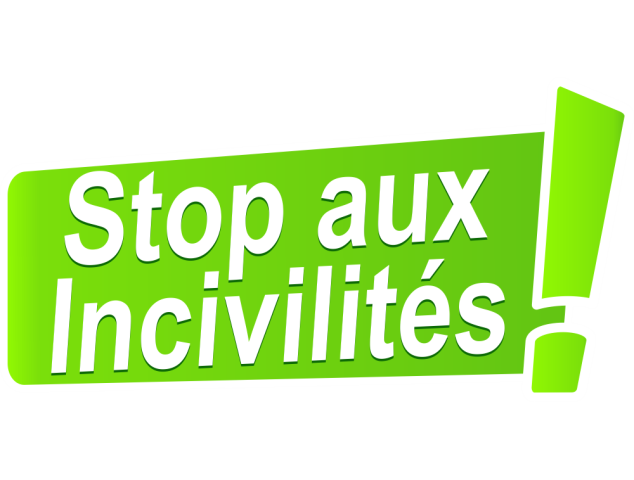 Autocollant Stop Aux Incivilités Vert - Signalétique