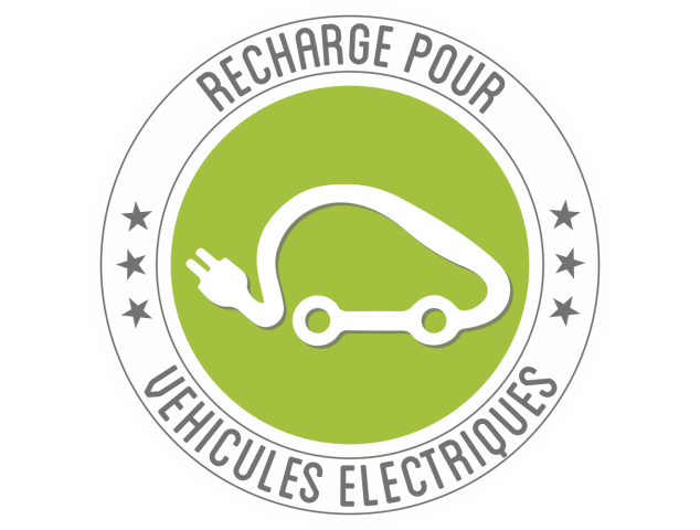 Autocollant Panneau Recharge Véhicule électrique - Signalétique