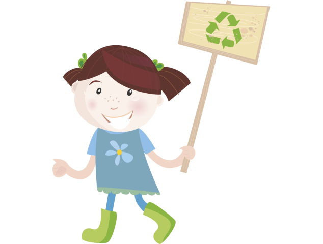 Autocollant Enfant Sensibilisation Environnement Et Recyclage 1 - Signalétique