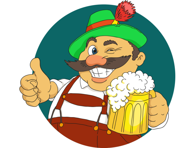 Autocollant Homme Irish Bière - Autocollants