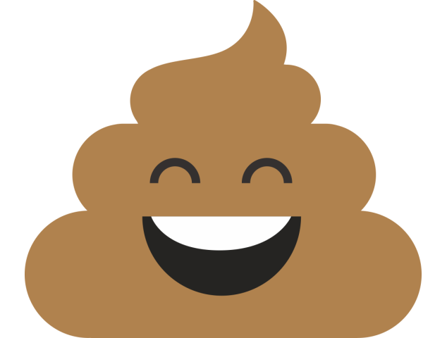 Autocollant Crotte Emoticone Sourire - Smileys