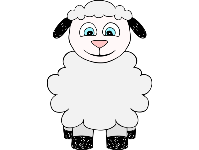 Autocollant Mouton Enfant - Stickers Enfants