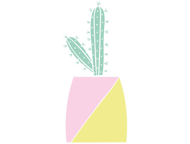 Autocollant Plante Et Cactus 5 - Stickers Fleurs