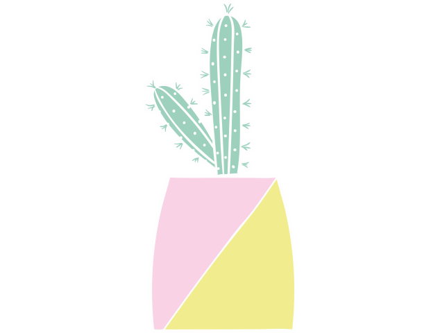 Autocollant Plante Et Cactus 5 - Stickers Fleurs