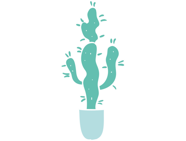 Autocollant Plante Et Cactus 14 - Stickers Fleurs