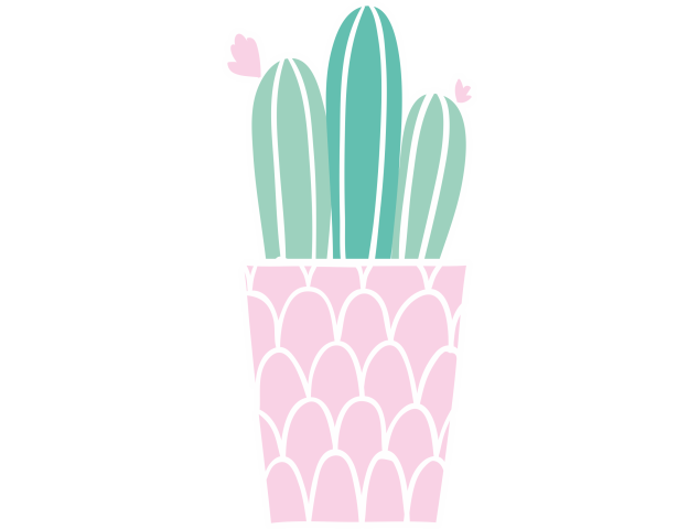 Autocollant Plante Et Cactus 16 - Stickers Fleurs