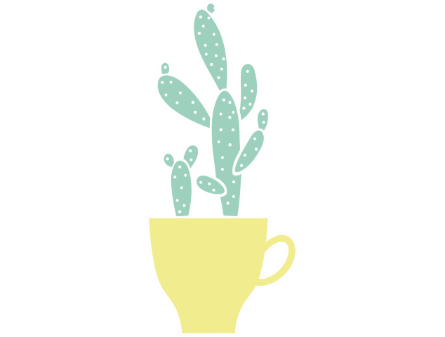 Autocollant Plante Et Cactus 17 - Stickers Fleurs