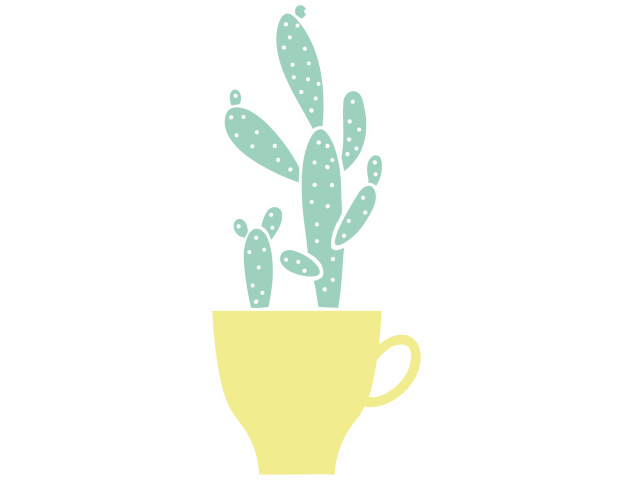 Autocollant Plante Et Cactus 17 - Stickers Fleurs