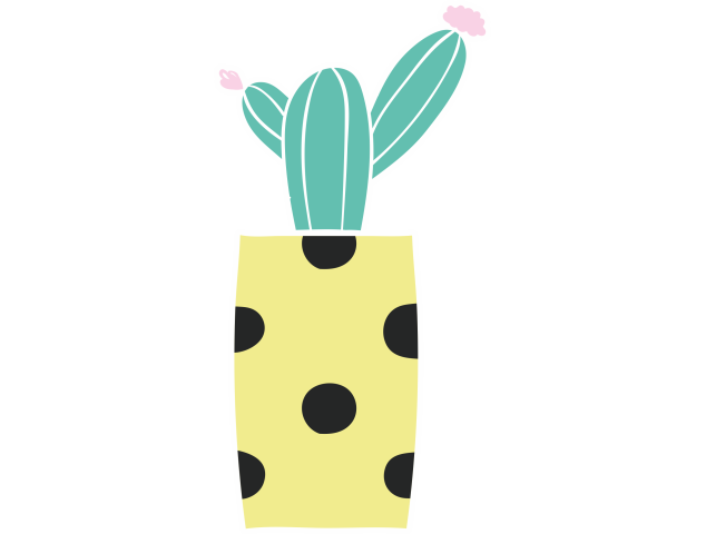 Autocollant Plante Et Cactus 18 - Stickers Fleurs