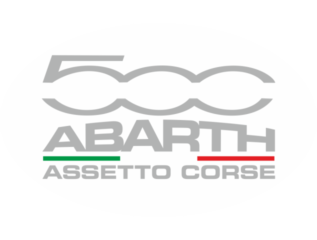 Autocollant Abarth 500 - Logos Racers