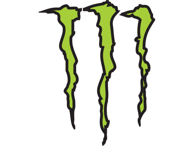 Autocollant Monster  Energy - Logos Racers