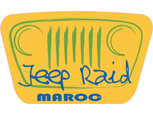 Autocollant Jeep RaidMaroc - Raid 4X4