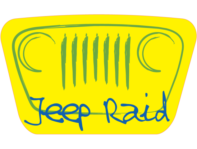 Autocollant Jeep Raid - Raid 4X4
