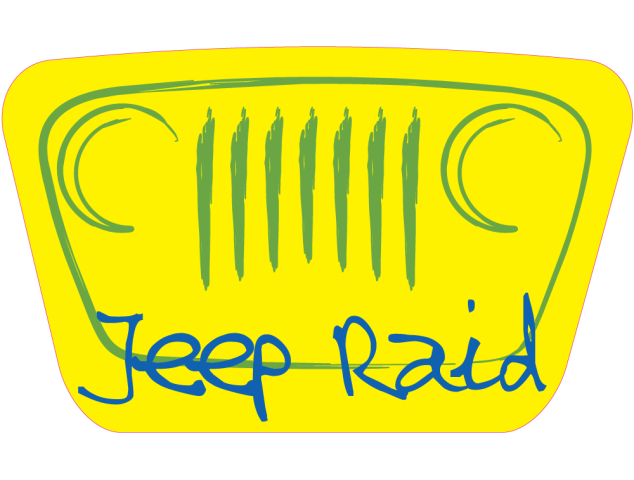 Autocollant Jeep Raid - Raid 4X4