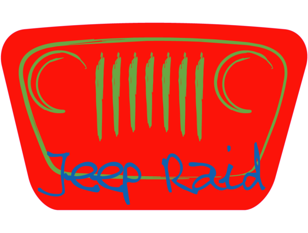 Autocollant Jeep Raid 1 - Raid 4X4