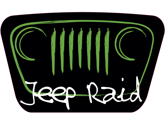 Autocollant Jeep Raid 2 - Raid 4X4
