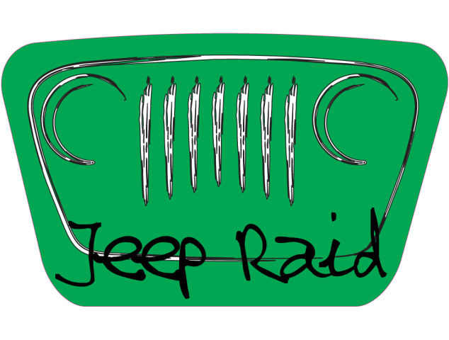 Autocollant Jeep Raid 4 - Raid 4X4