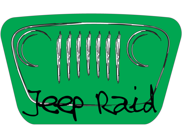 Autocollant Jeep Raid 4 - Raid 4X4