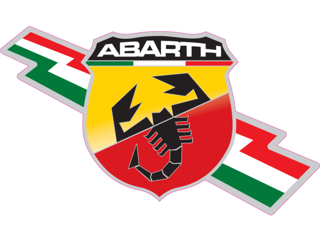 Autocollant Abarth 1 - Logos Racers
