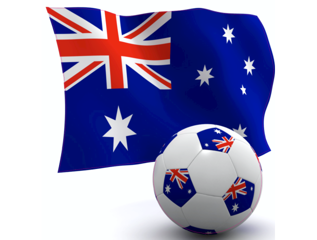 Autocollant Australie foot - Football